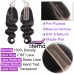 Stema Body Wave Virgin Hair With 2x6 Deep Part Transparent Lace Closure